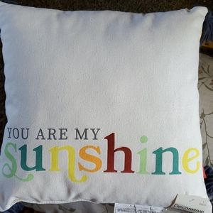 2 throw pillows saying You are my Sunshine. ,